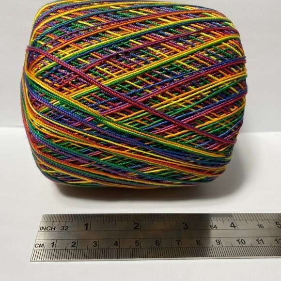 Aunt Lydia's Crochet Thread Mexicana Rainbow - Picture 3 of 6
